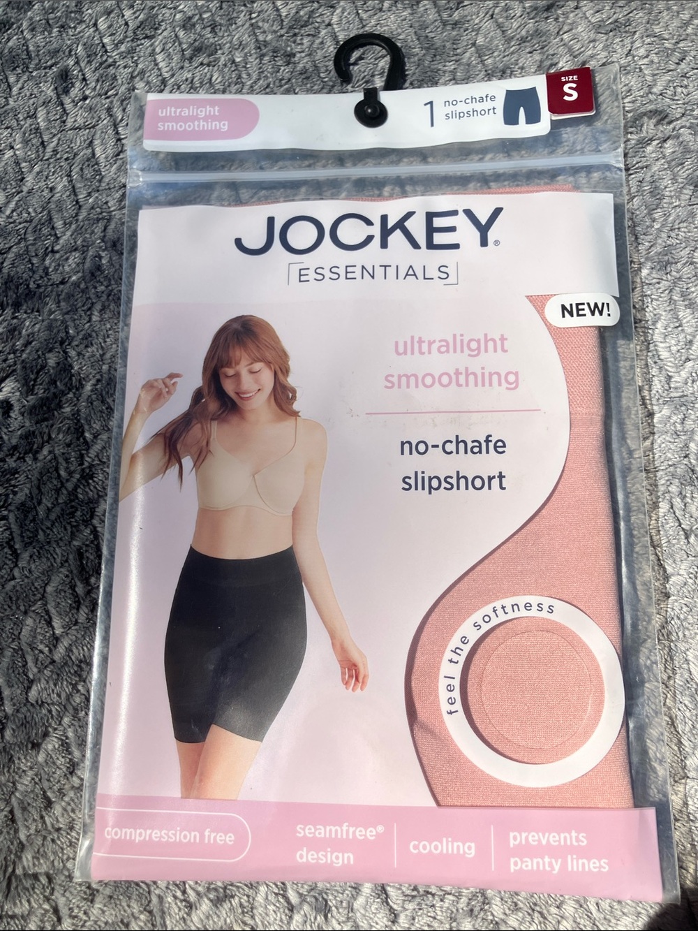Jockey Ultralight Smoothing No-Chafe Slipshort - Size Small